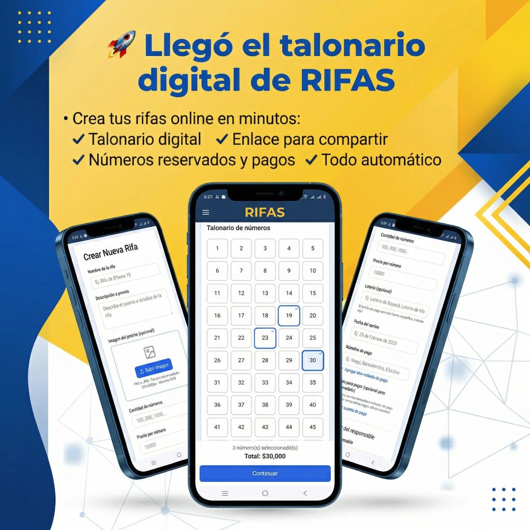 Haz tus Rifas Digitales